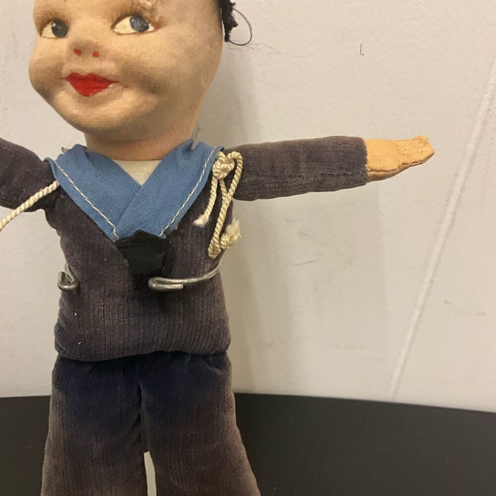 Vintage Norah Wellings Doll Sailor Boy 8" Tall Made in England - Picture 4 of 10